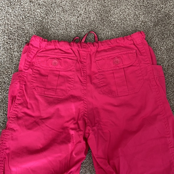 Pink Cargo Scrub Set Bottoms - Picture 6 of 11